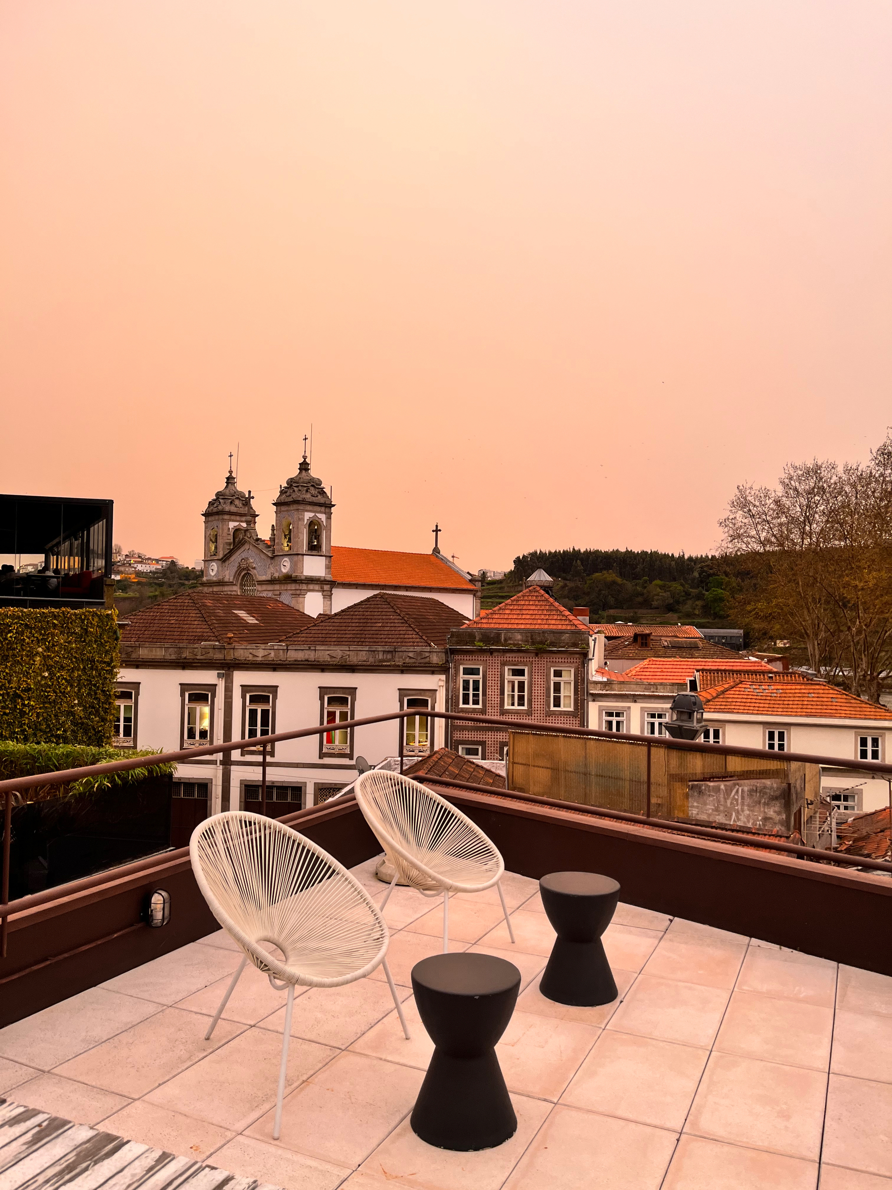 Orange sky Porto